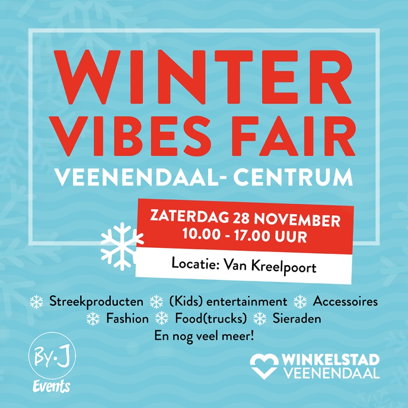 Flyer Winter Vibes Fair Veenendaal Centrum